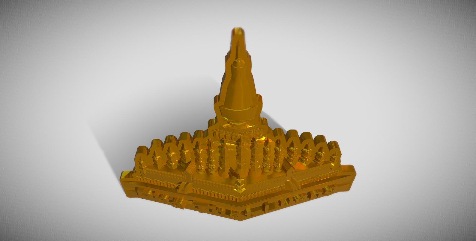 PhaThatLuang - Laos 3D print model_2