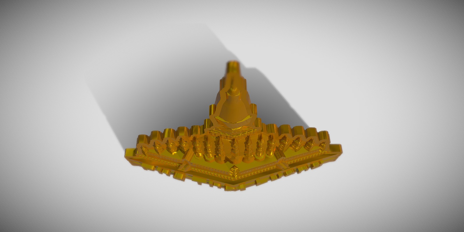 PhaThatLuang - Laos 3D print model_4