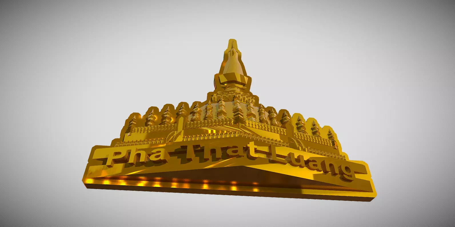 PhaThatLuang - Laos 3D print model_0