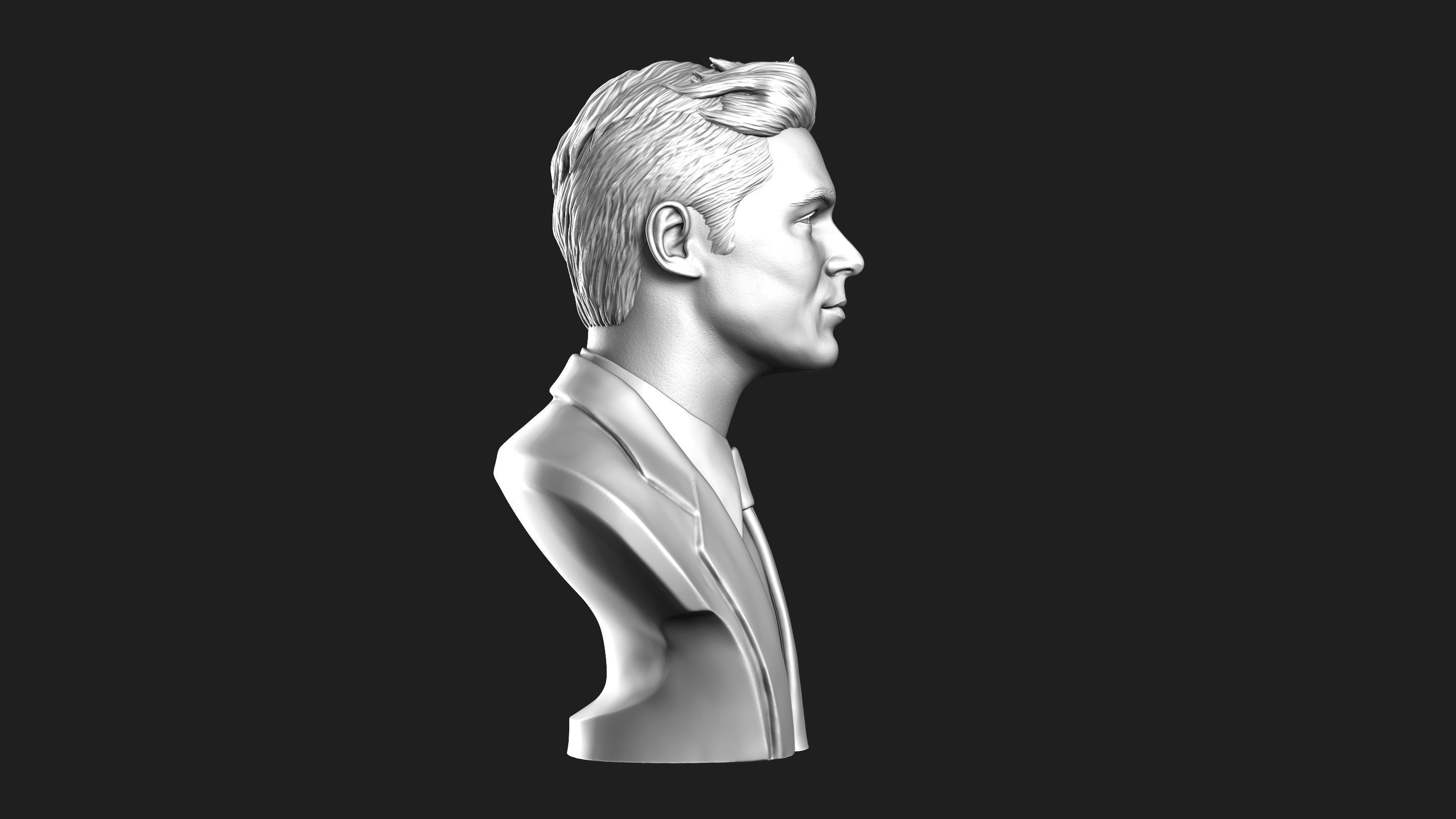Zac Efron Bust 3D print model_20