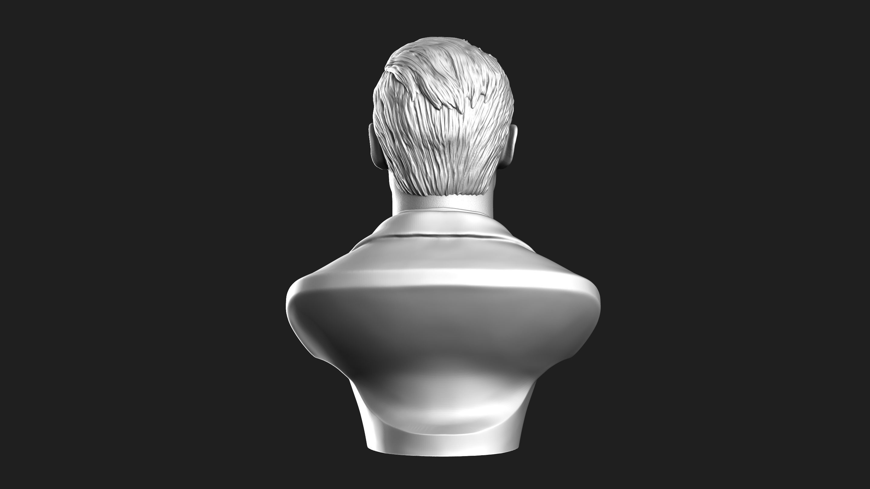 Zac Efron Bust 3D print model_18