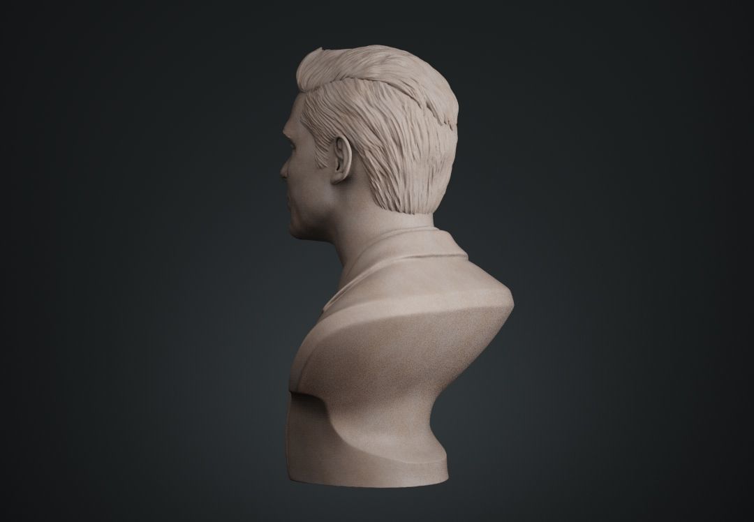 Zac Efron Bust 3D print model_13