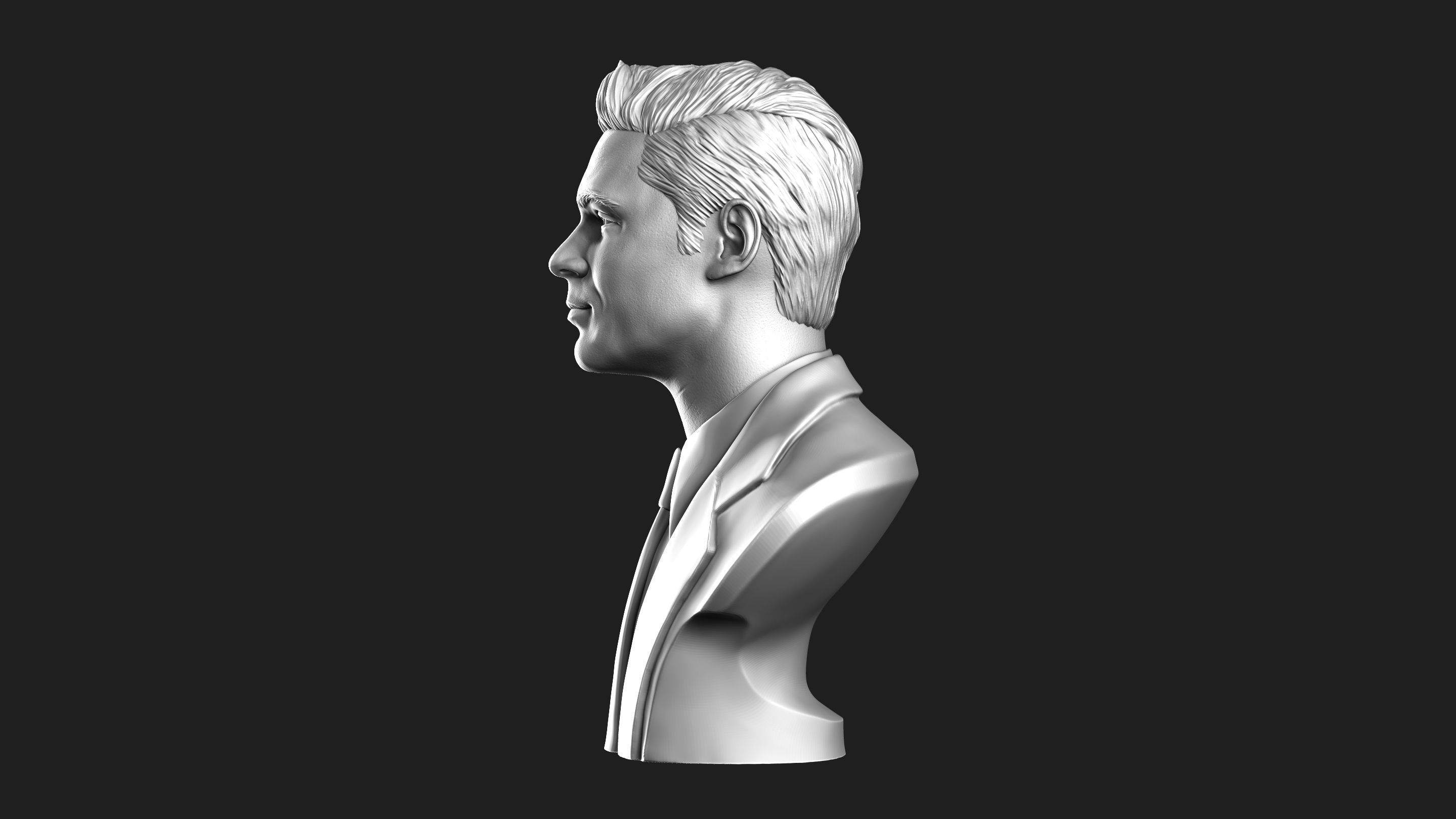 Zac Efron Bust 3D print model_16