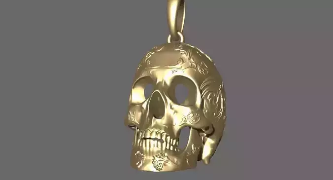 skull pendant