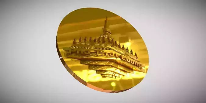 PhaThatLuang Medallion - Laos