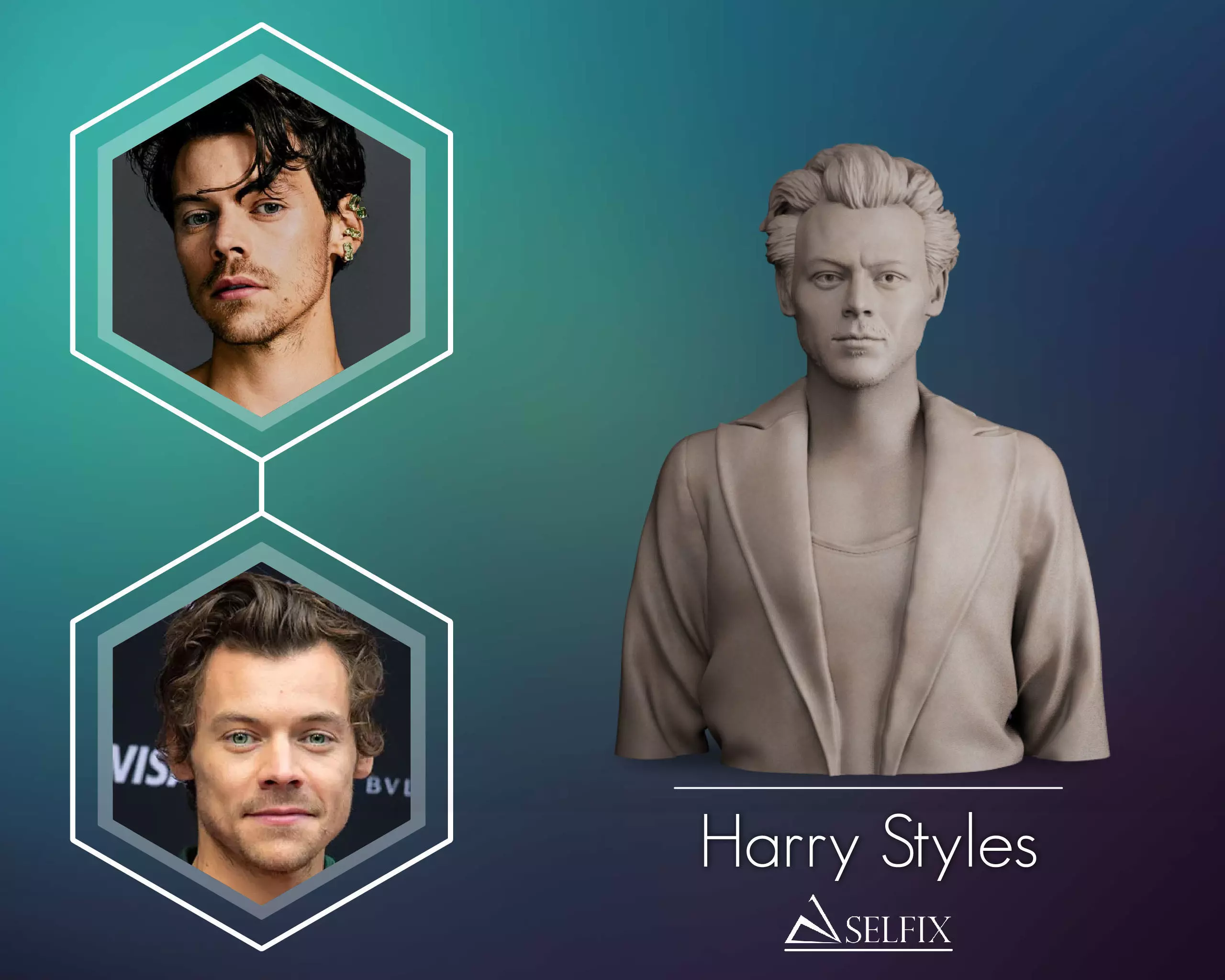 Harry Styles Bust 3D print model_0