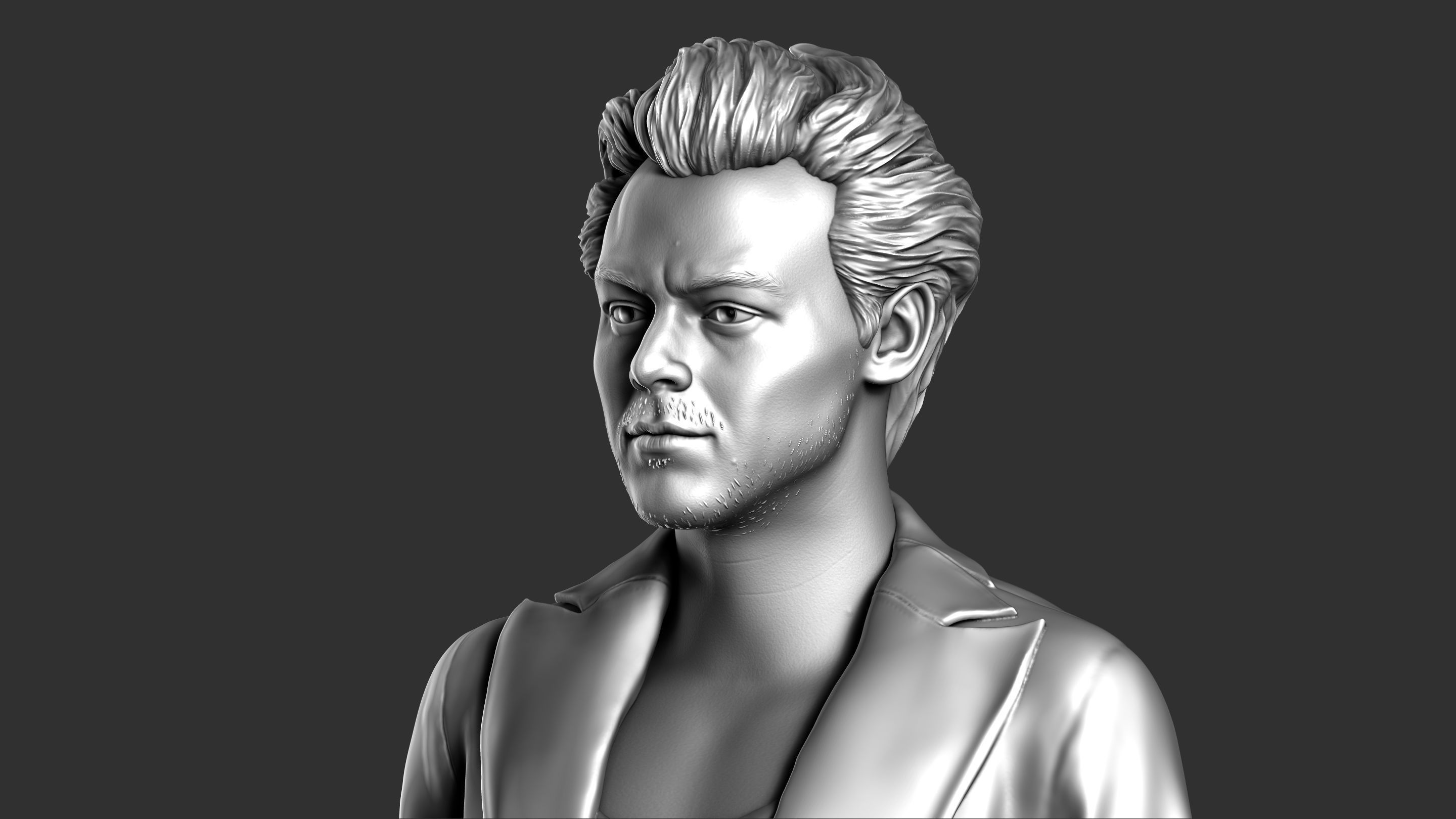 Harry Styles Bust 3D print model_15