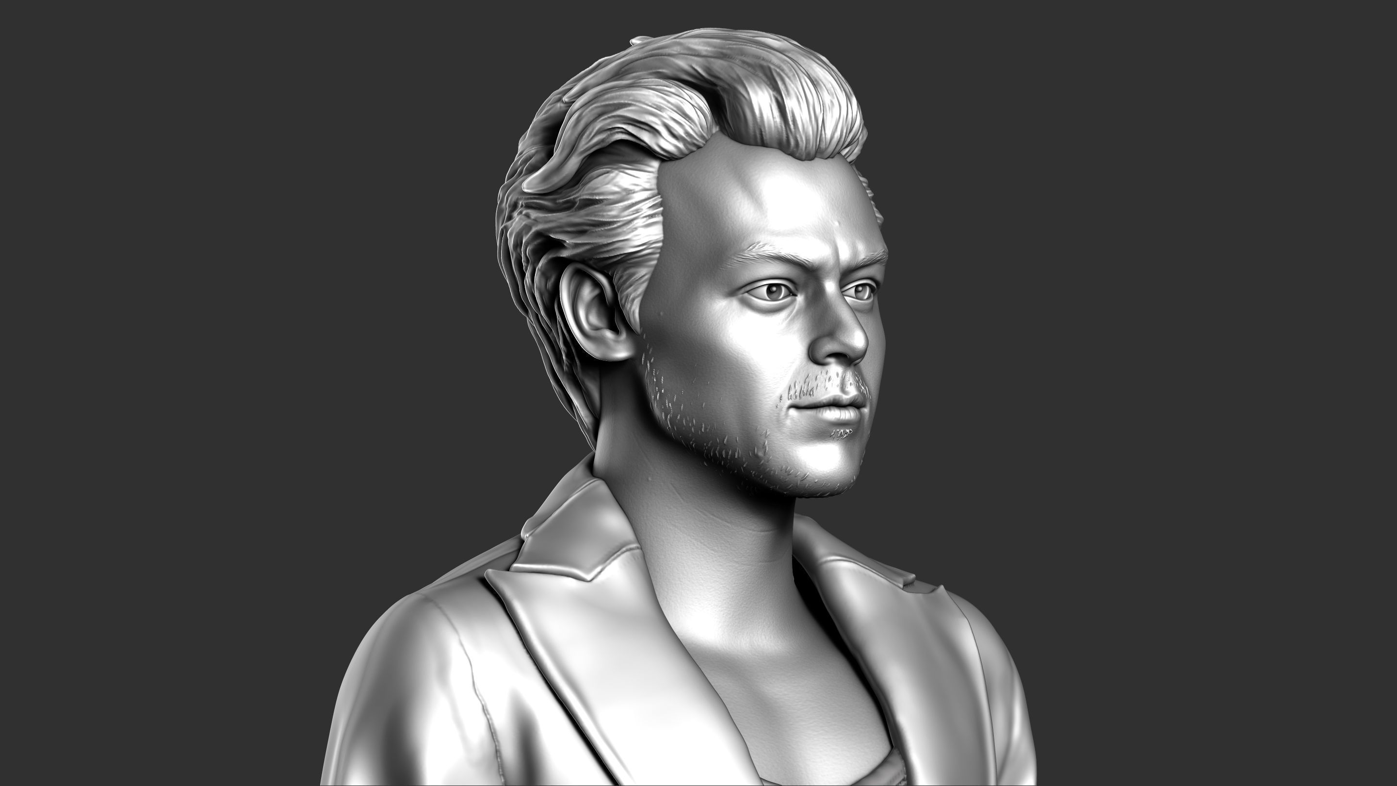 Harry Styles Bust 3D print model_17