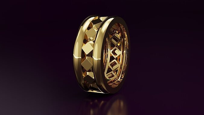 rhombus ring N2  Free 3D print model
