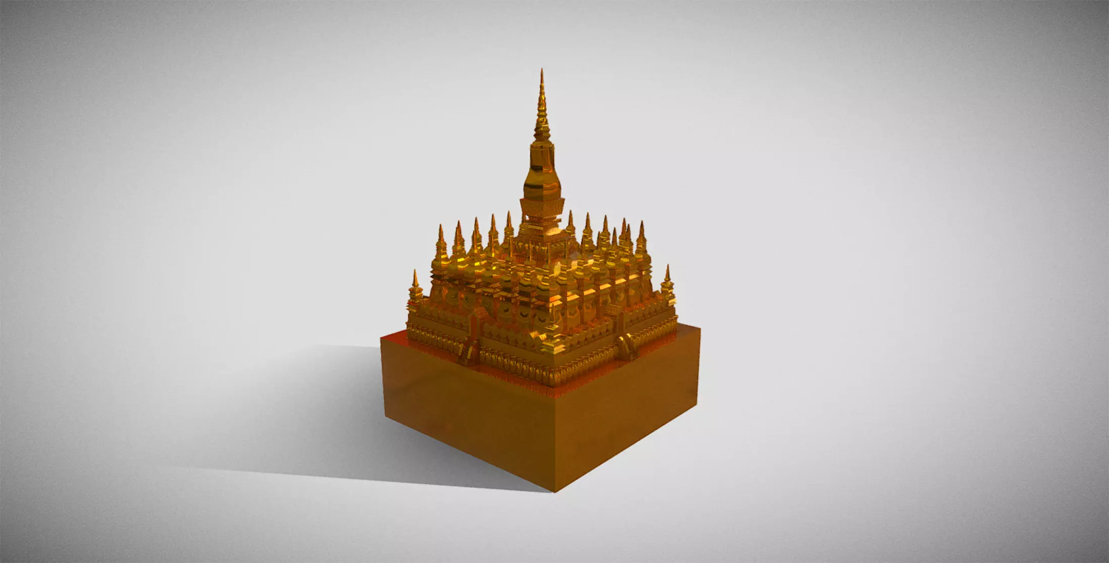  lamp - PhaThatLuang - laos - v2 3D print model_0