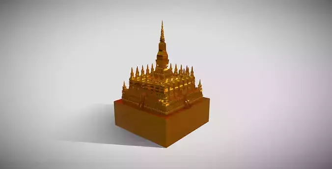  lamp - PhaThatLuang - laos - v2