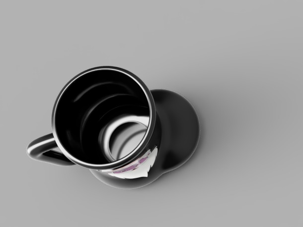 Santa Boot Mug 3D print model_2