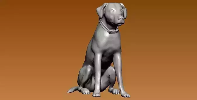 Dill dalmatian - statue - 3D print
