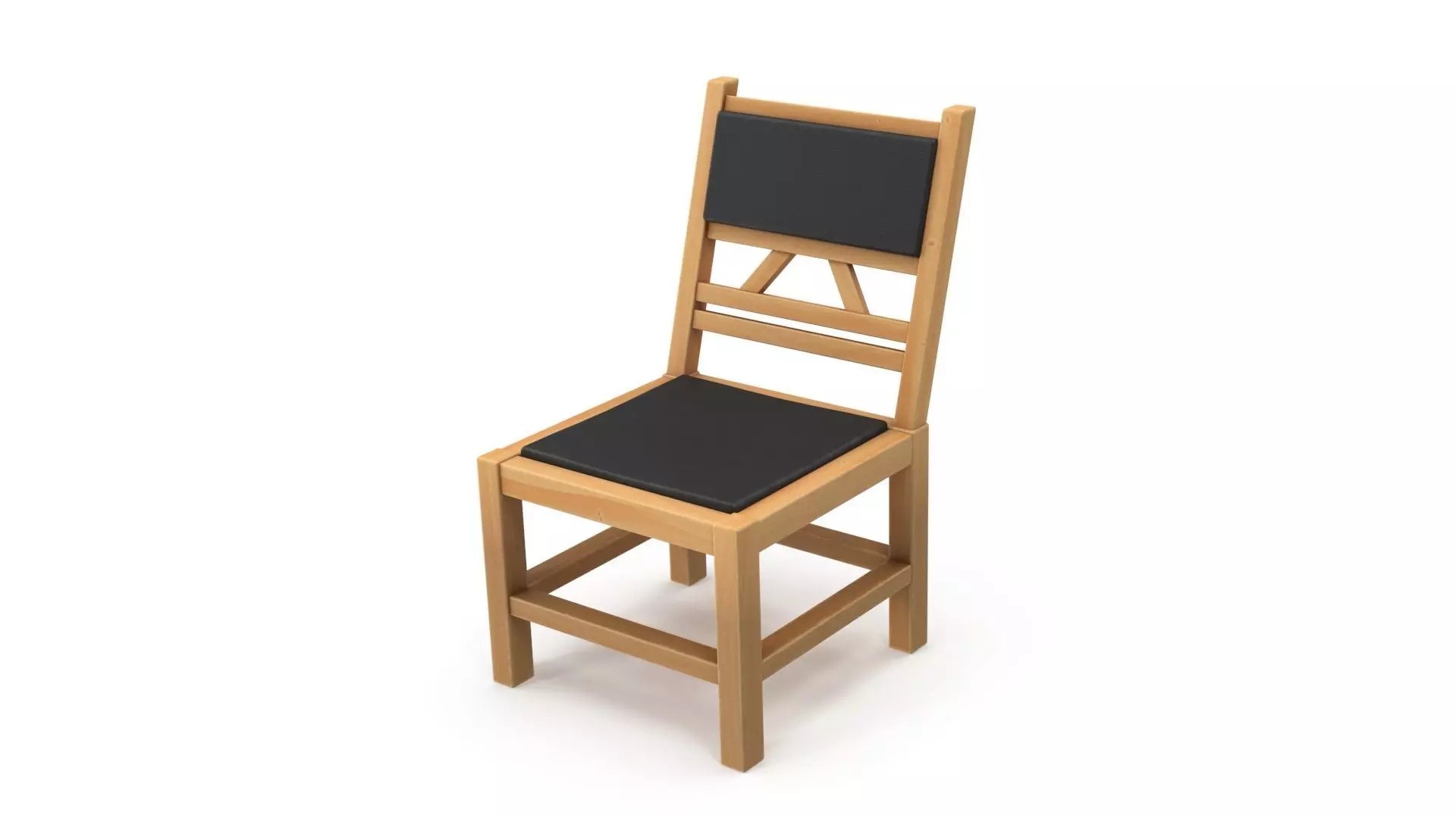 Stylized chair Low-poly 3D model