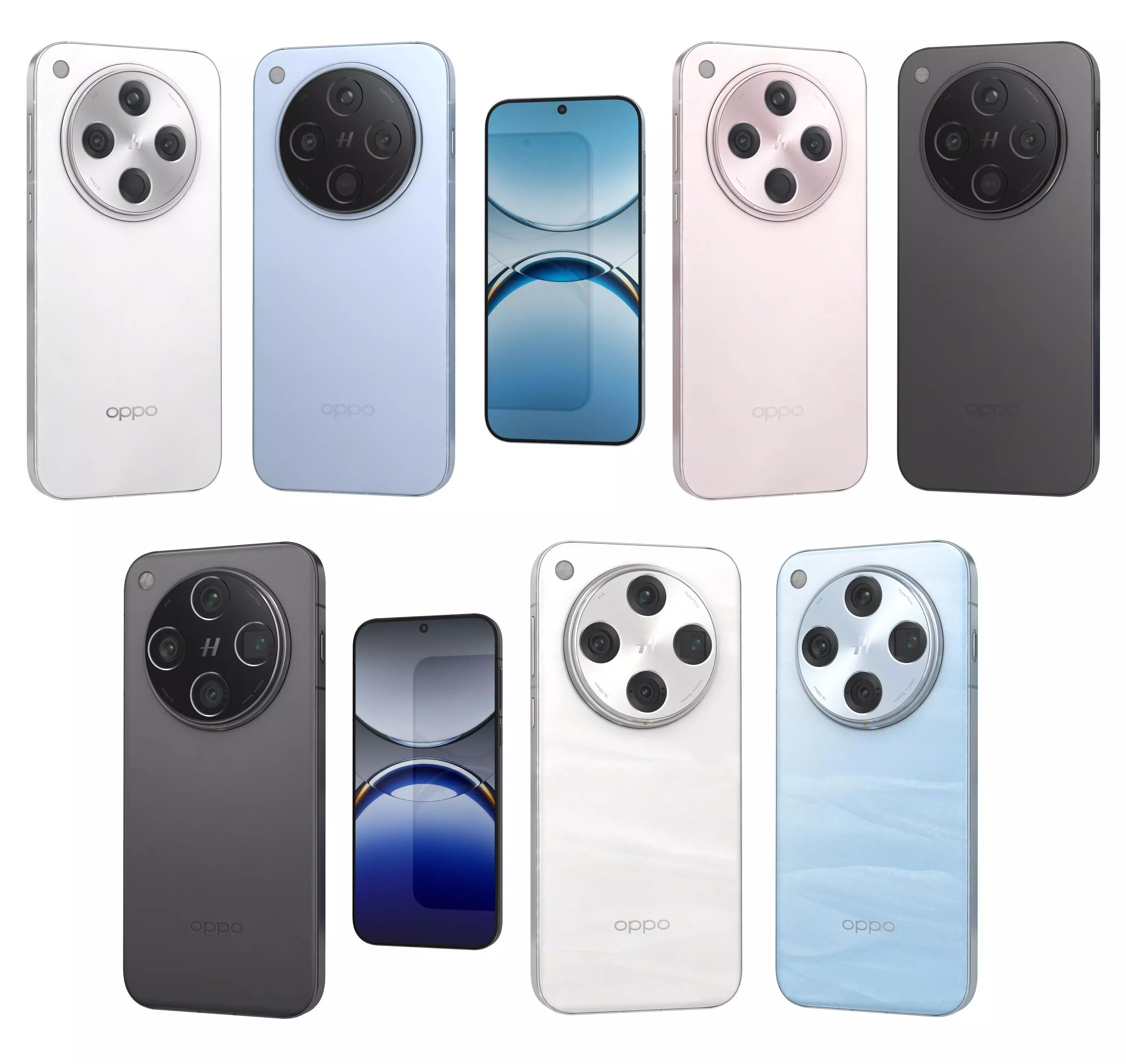 Oppo Find X8 And X8 Pro 3D Model Collection_0