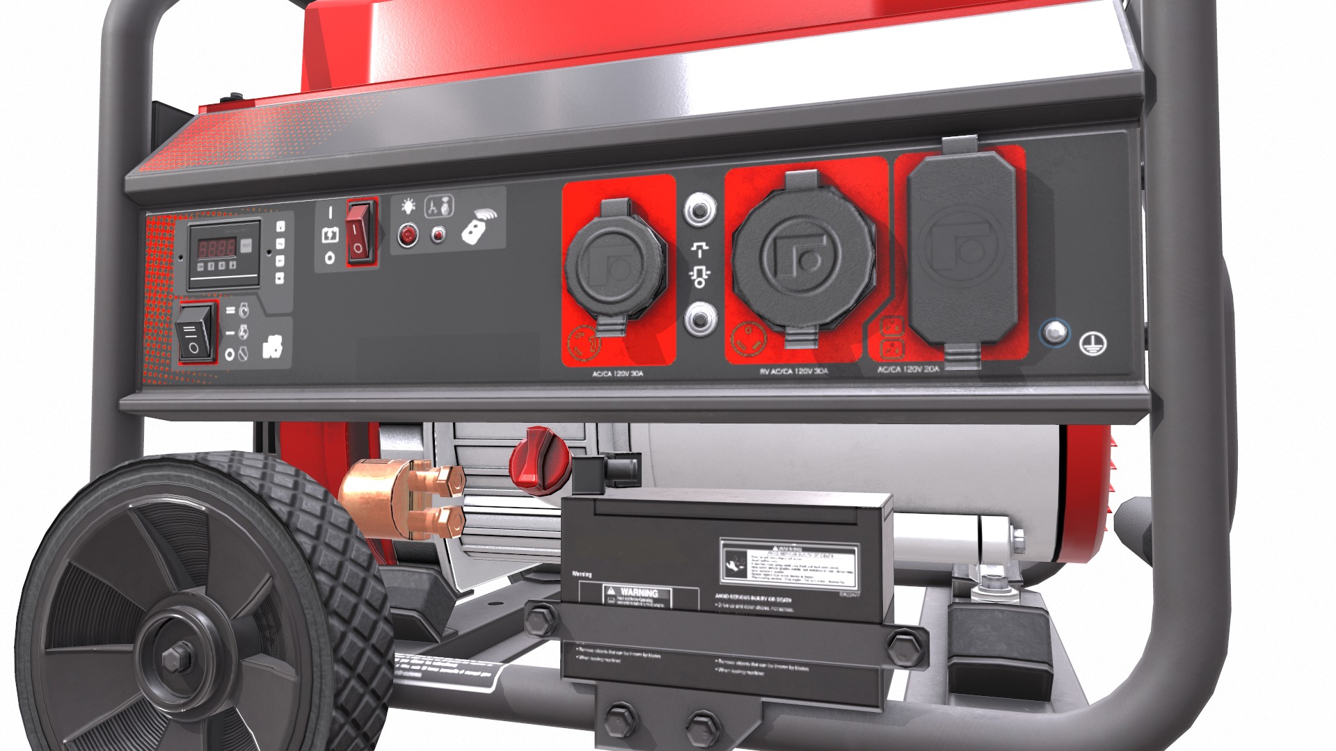 Generator Low Poly Low-poly 3D model_9