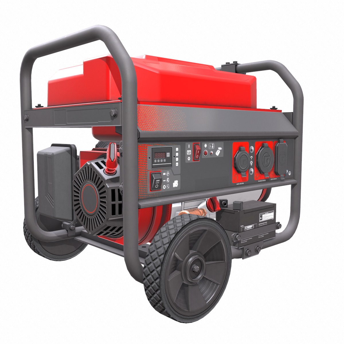 Generator Low Poly Low-poly 3D model_1