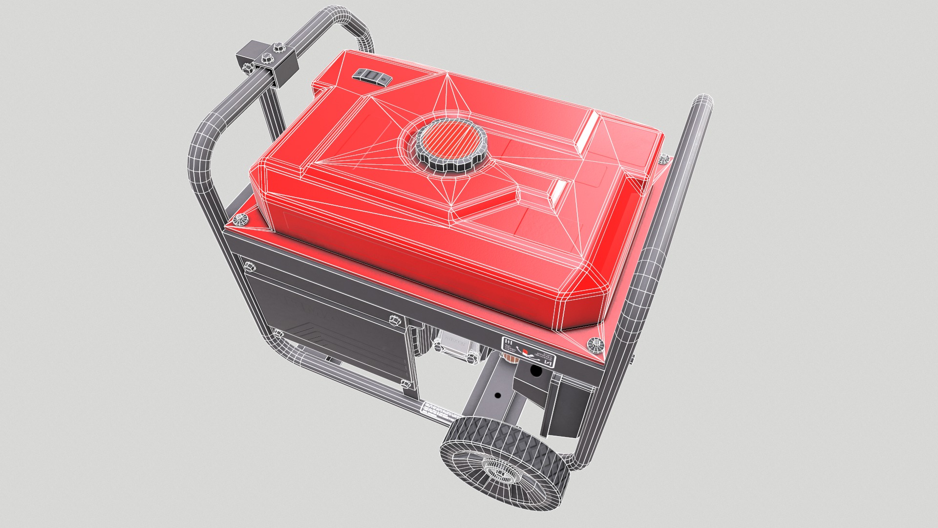 Generator Low Poly Low-poly 3D model_16