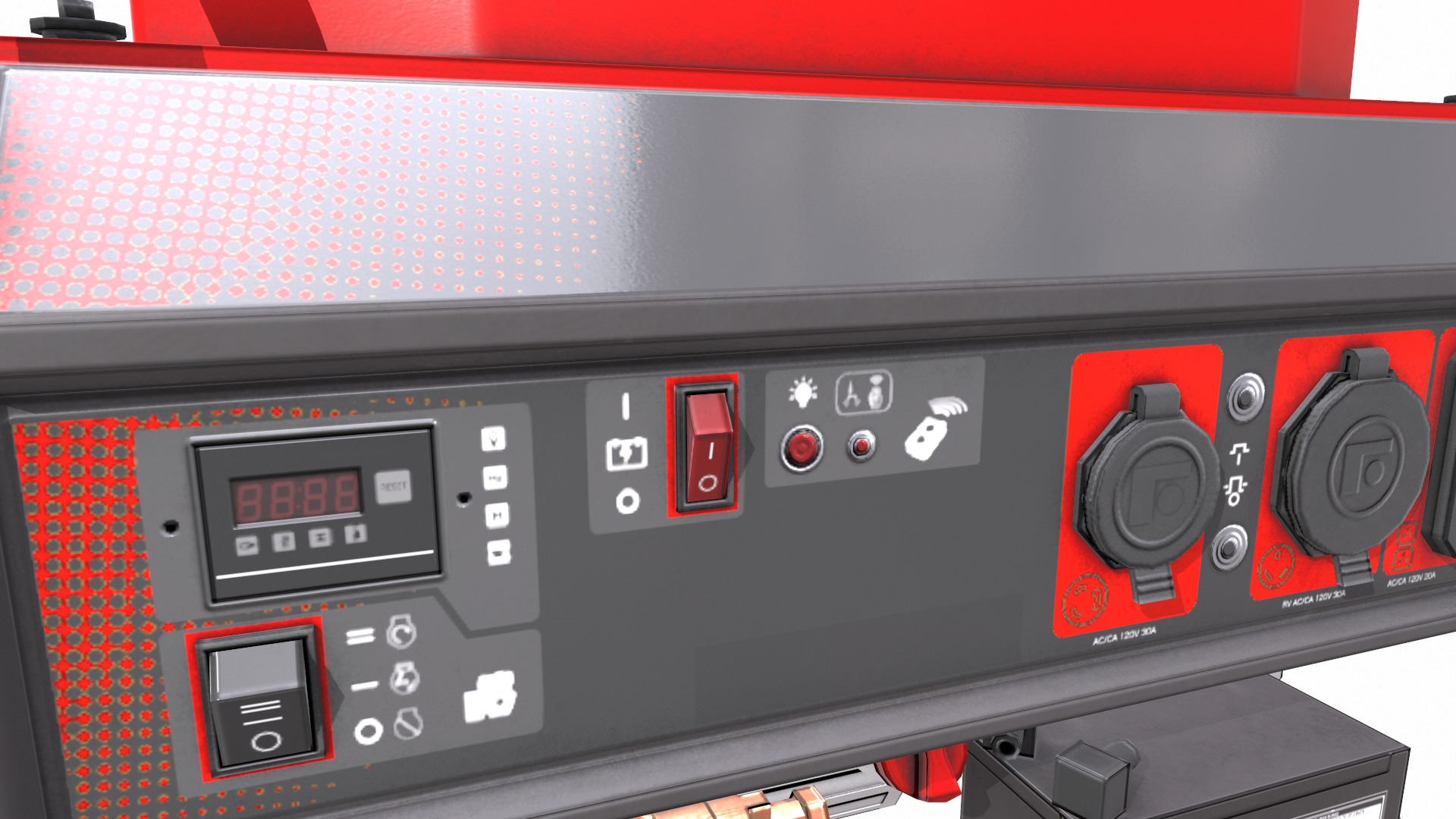 Generator Low Poly Low-poly 3D model_8