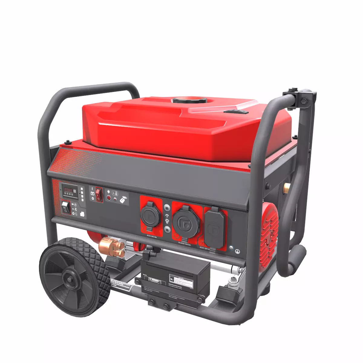 Generator Low Poly Low-poly 3D model_0