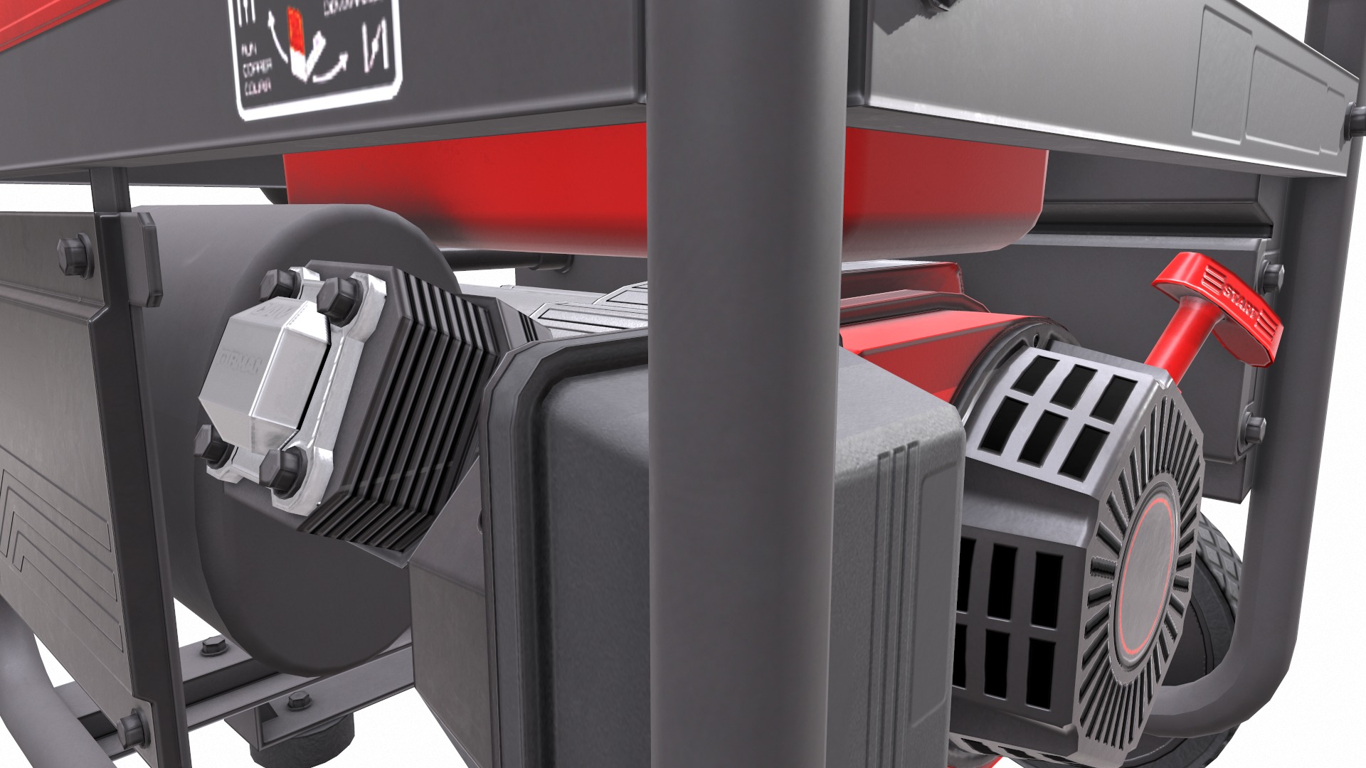 Generator Low Poly Low-poly 3D model_7