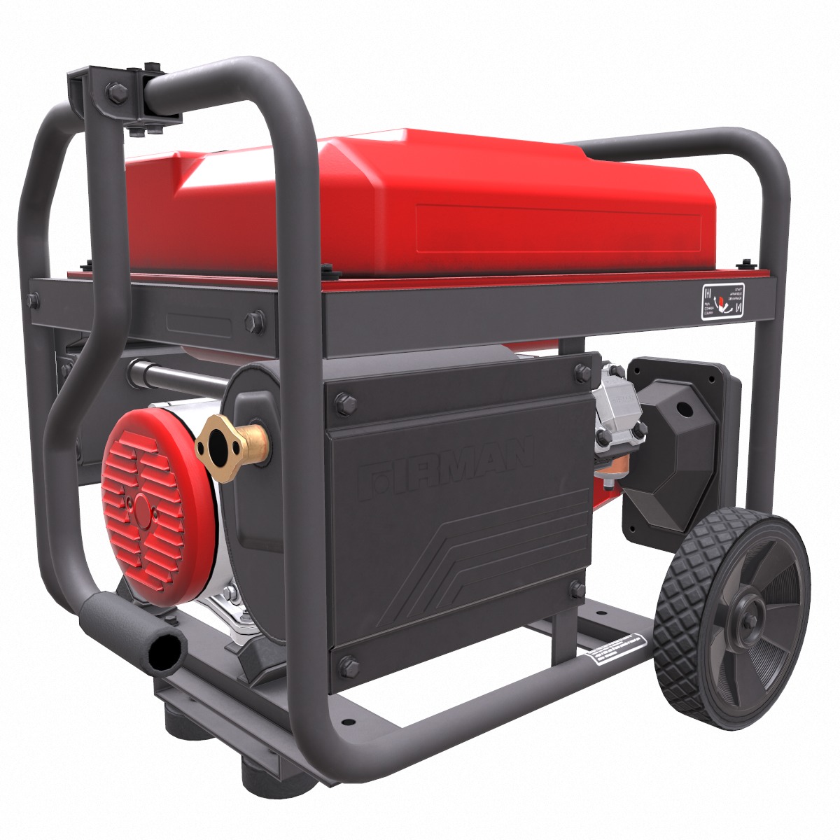 Generator Low Poly Low-poly 3D model_3