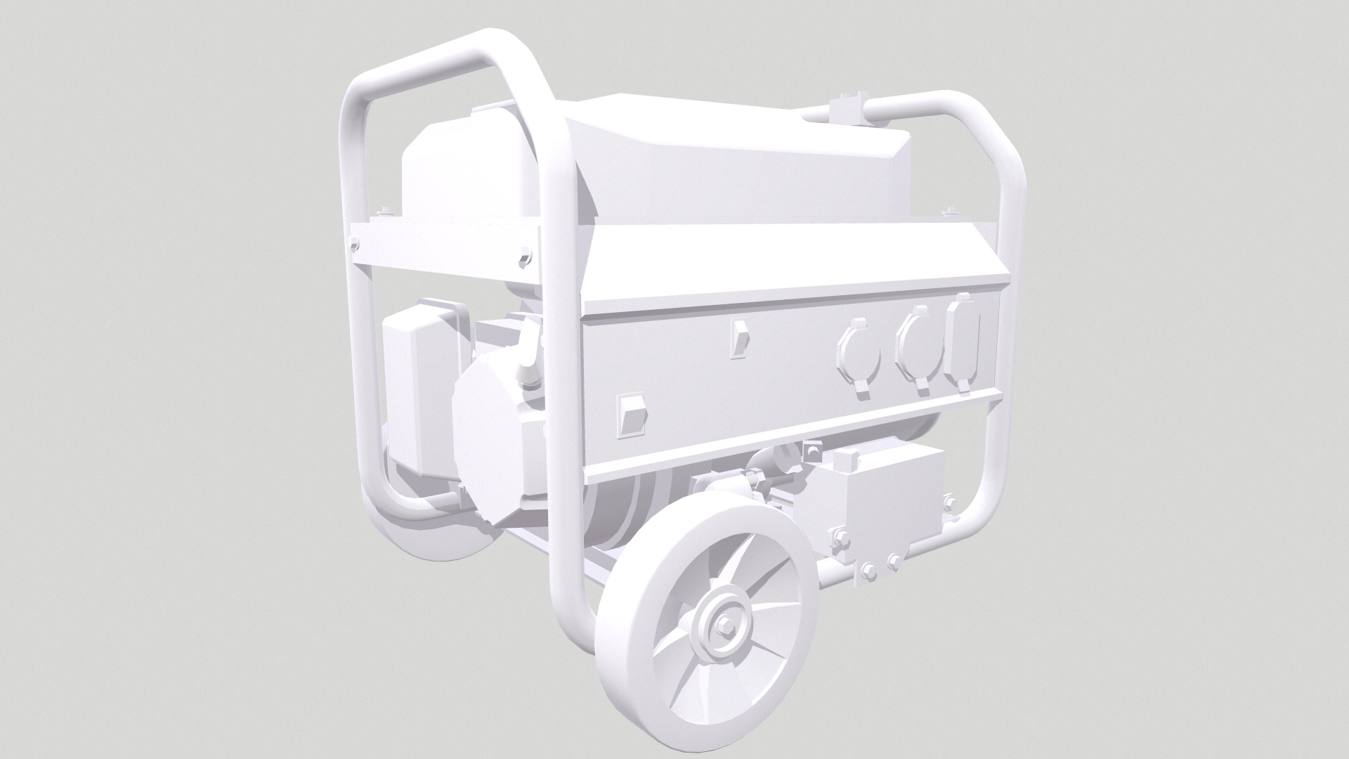 Generator Low Poly Low-poly 3D model_17