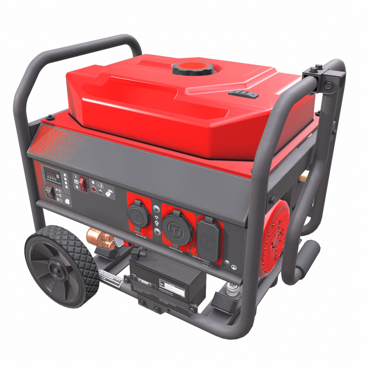 Generator Low Poly Low-poly 3D model_2