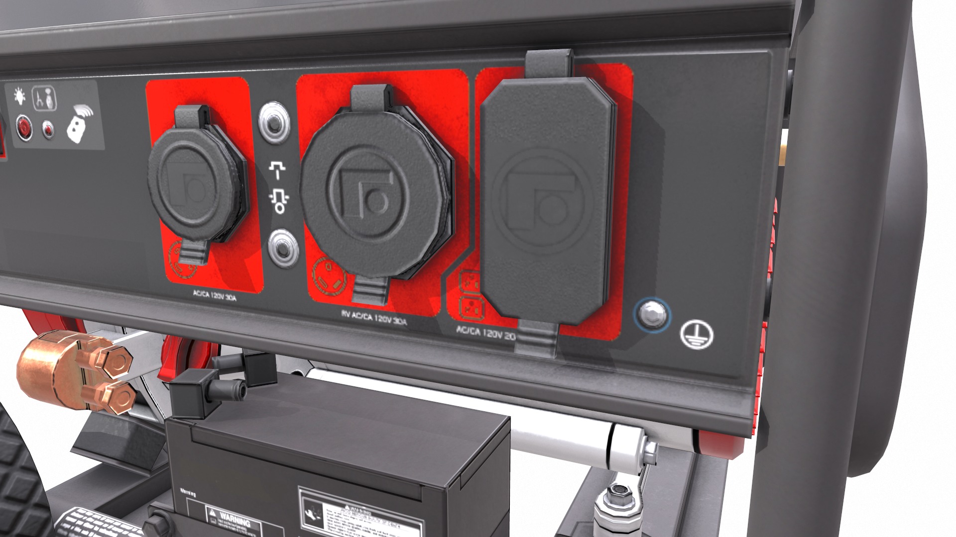 Generator Low Poly Low-poly 3D model_12