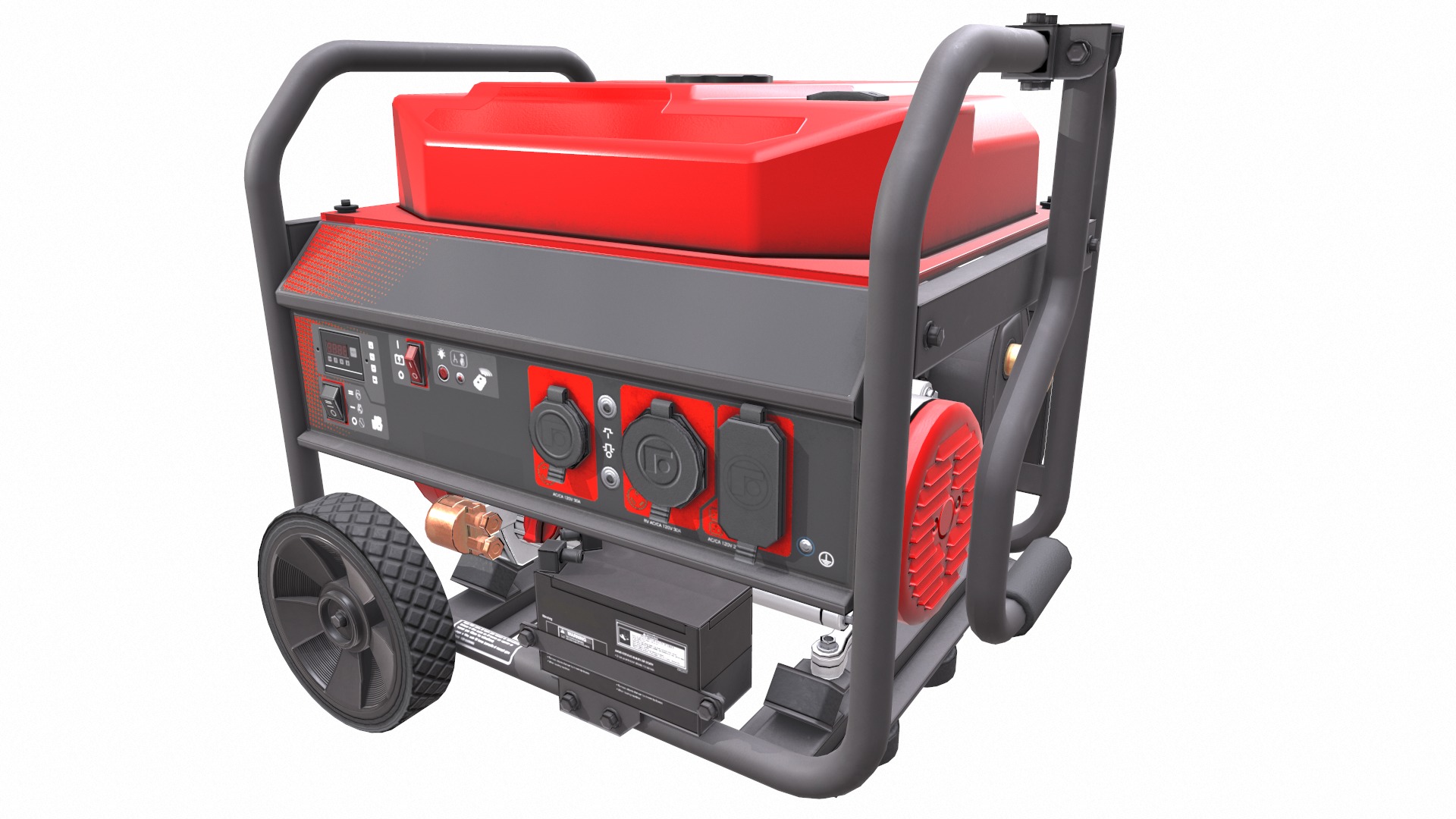 Generator Low Poly Low-poly 3D model_10