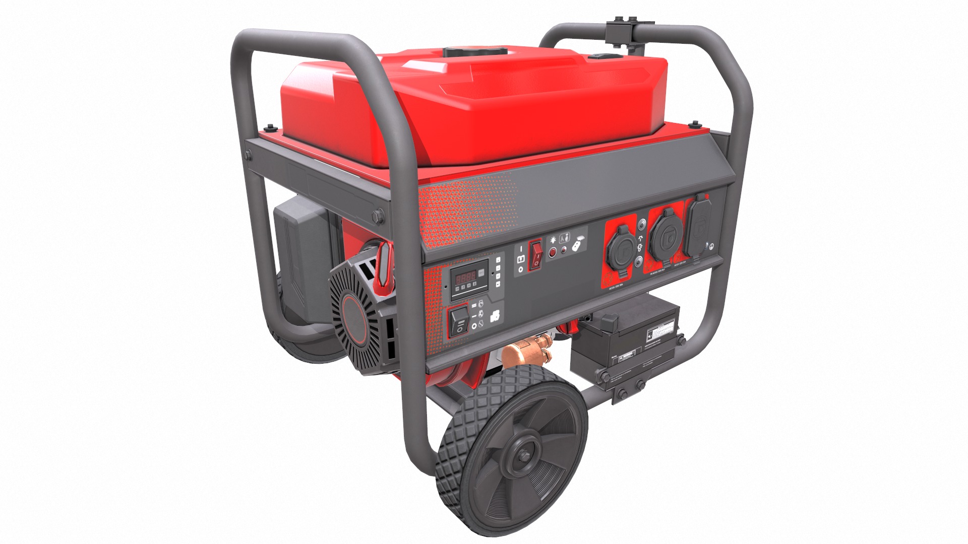 Generator Low Poly Low-poly 3D model_13