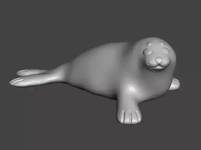 Seal pup 3D print model