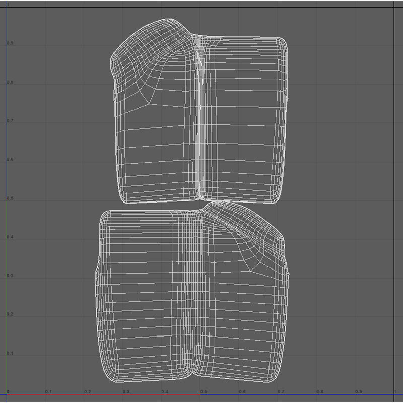 Medieval Camp Bed Low-poly 3D model_10