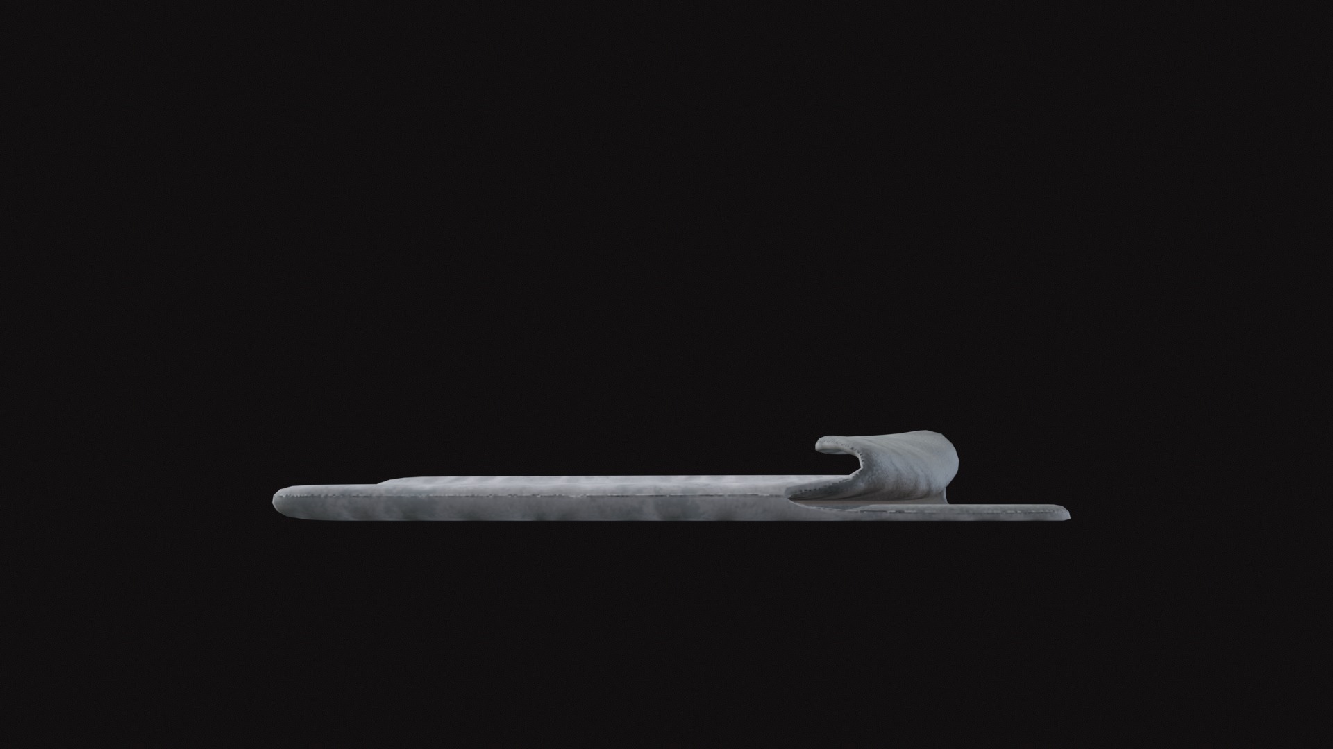 Medieval Camp Bed Low-poly 3D model_6