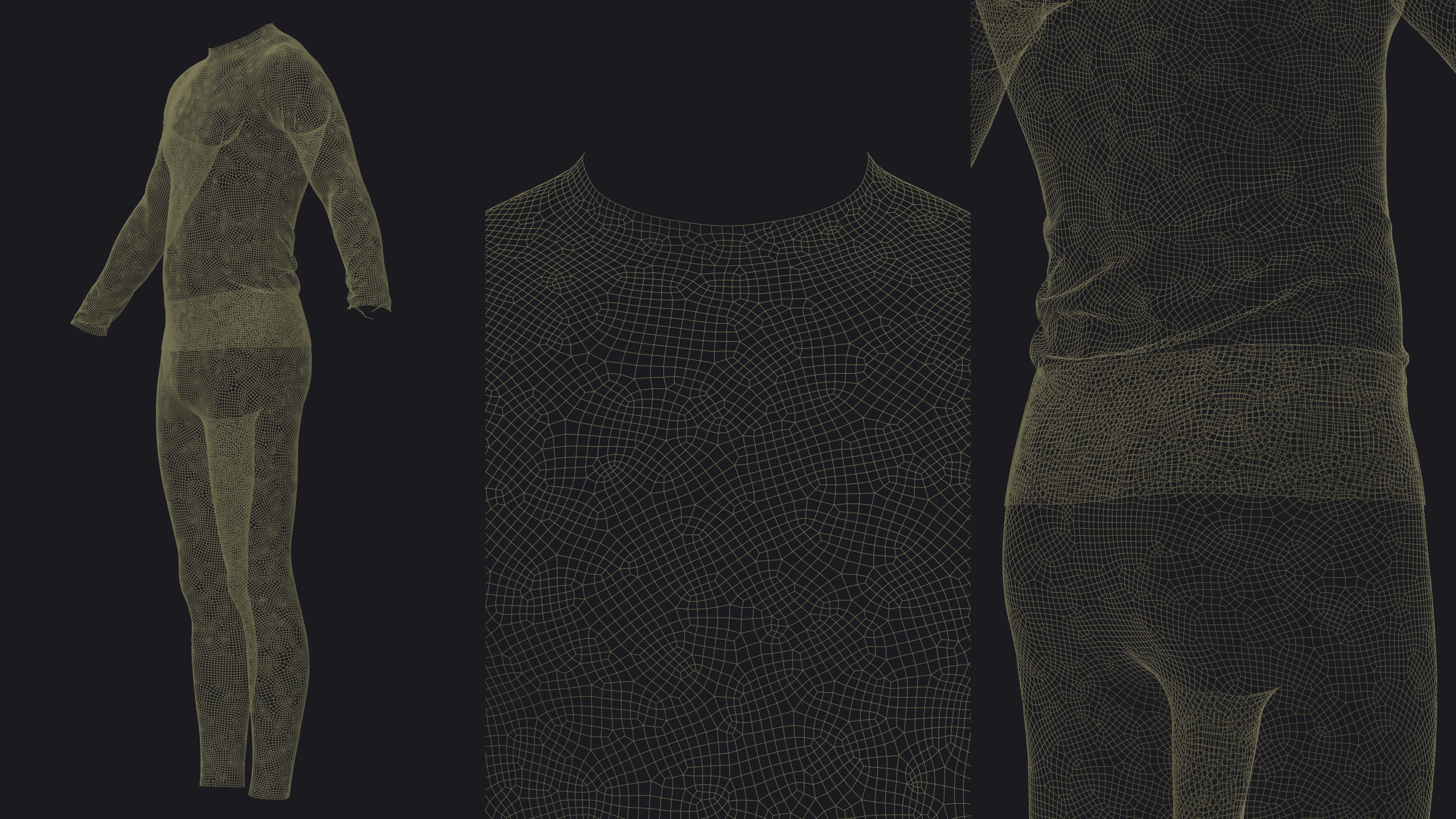 THERMAL UNDERWEAR mv2 outfit highpoly 3D model_6