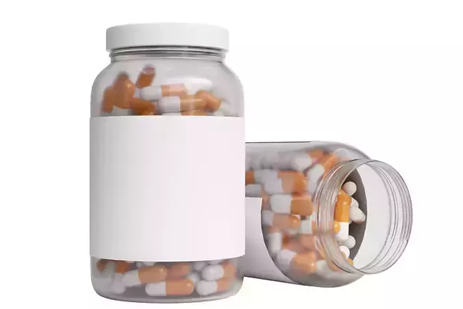 Supplement capsule bottle