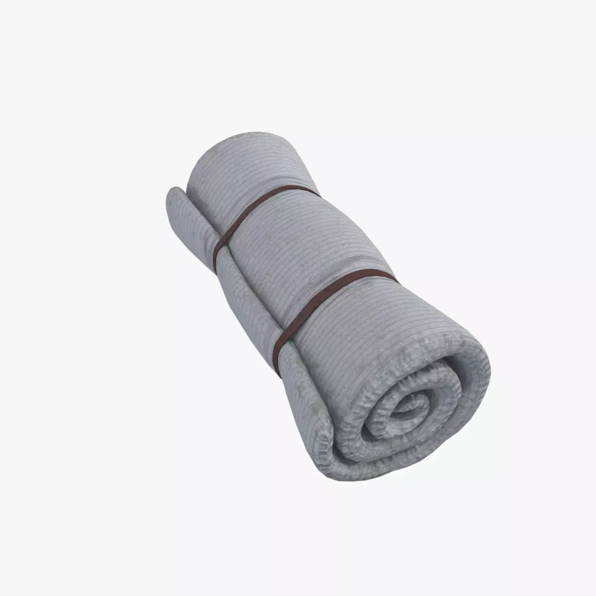 Medieval Bed Roll Low-poly 3D model_0