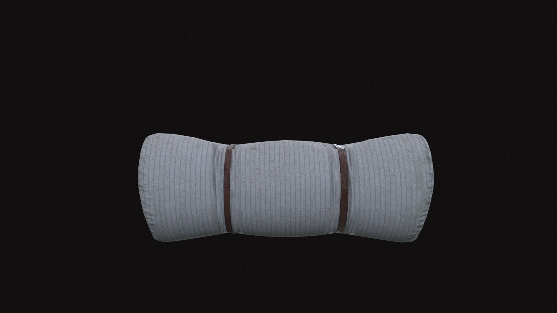 Medieval Bed Roll Low-poly 3D model_3