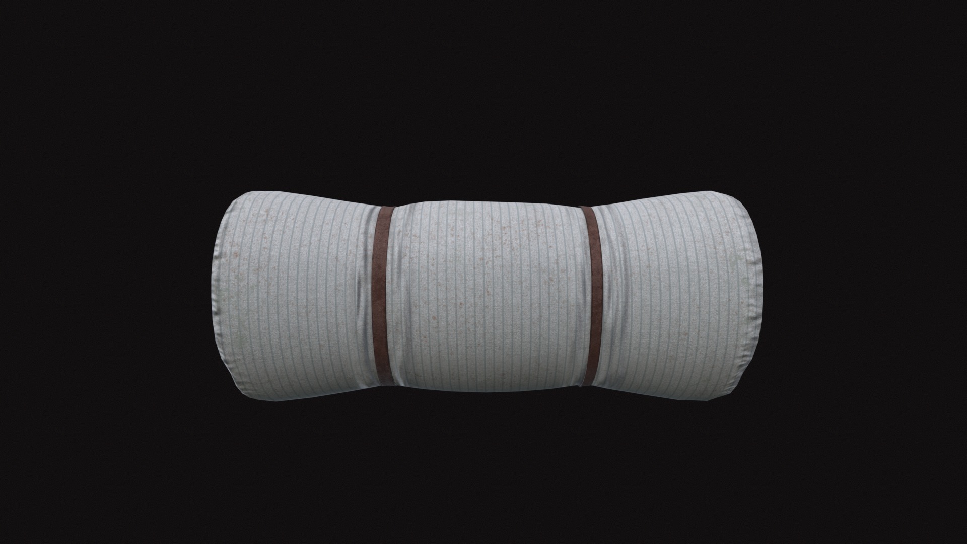 Medieval Bed Roll Low-poly 3D model_6