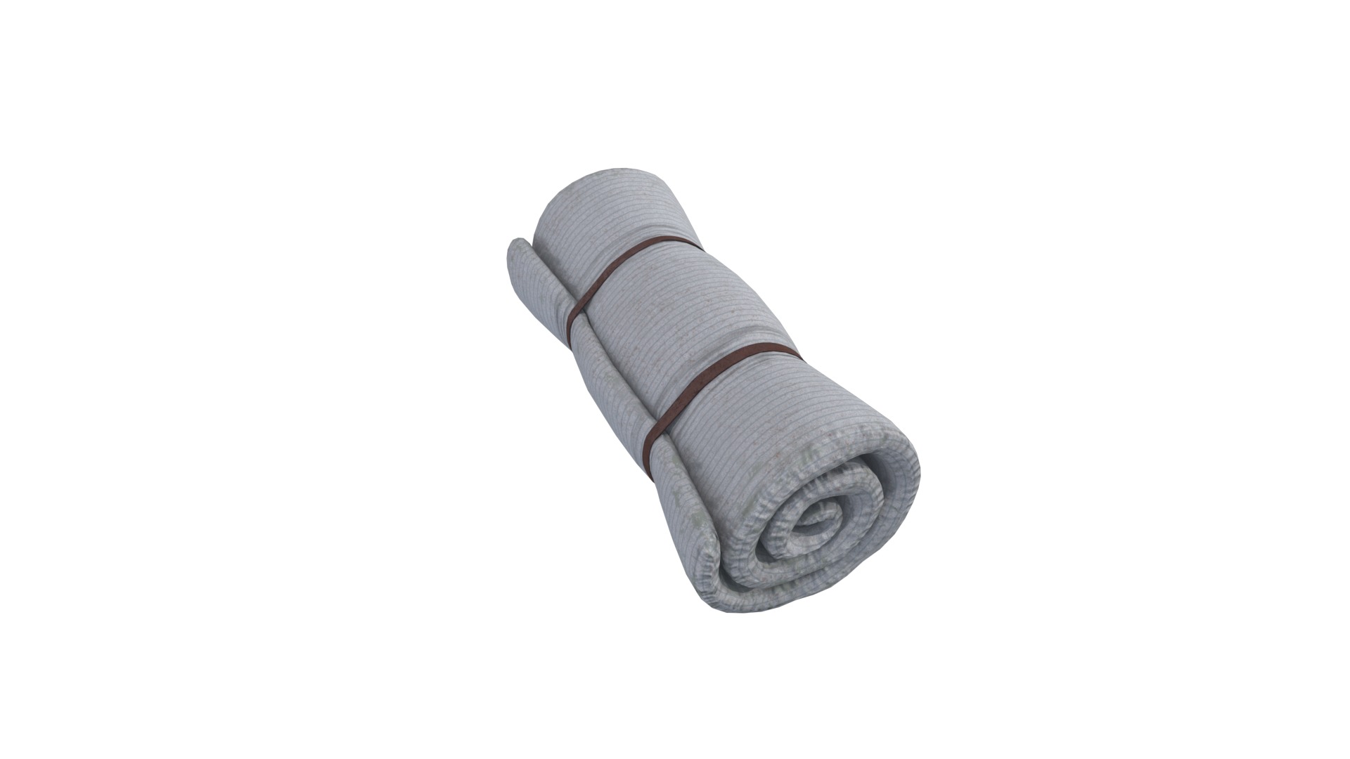 Medieval Bed Roll Low-poly 3D model_8