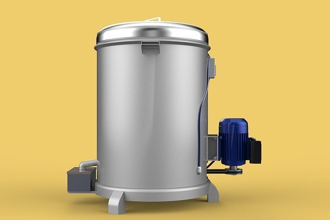 SPINNER MACHINE OIL DRAIN DRAINER FILTER FOOD CENTRIFUGAL DRYER 3D model 5