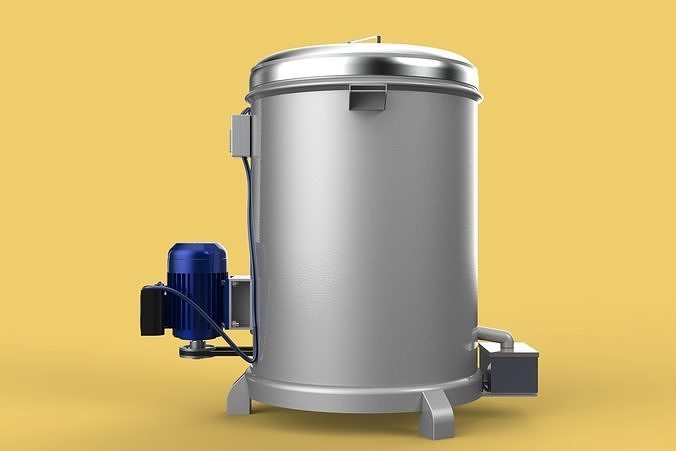 SPINNER MACHINE OIL DRAIN DRAINER FILTER FOOD CENTRIFUGAL DRYER 3D model 3