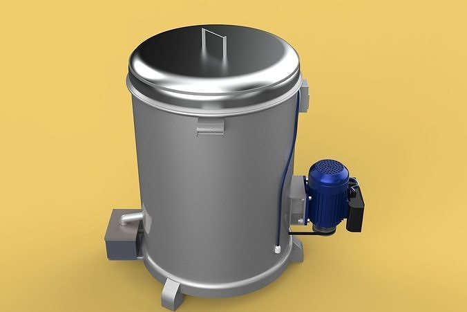 SPINNER MACHINE OIL DRAIN DRAINER FILTER FOOD CENTRIFUGAL DRYER 3D model 6