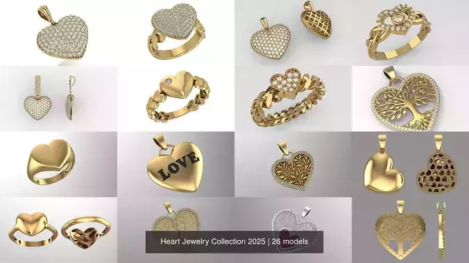 Heart Jewelry Collection 2025 