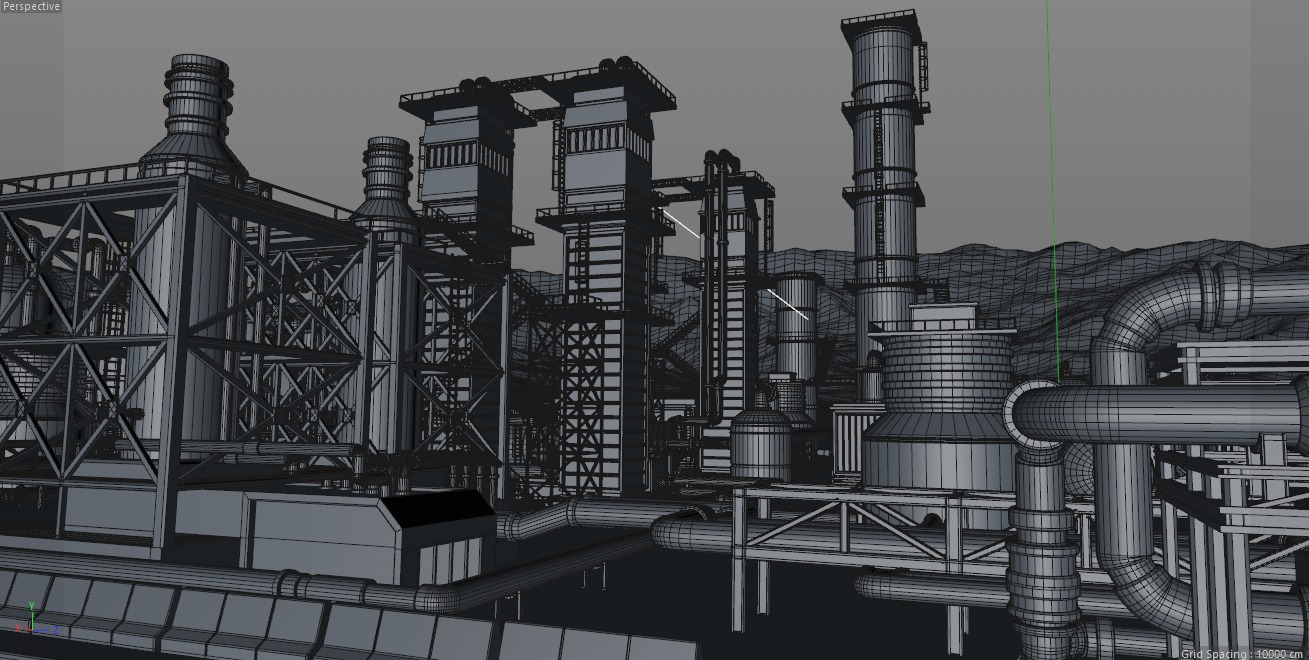 Four Factory 3D Model Collection_26