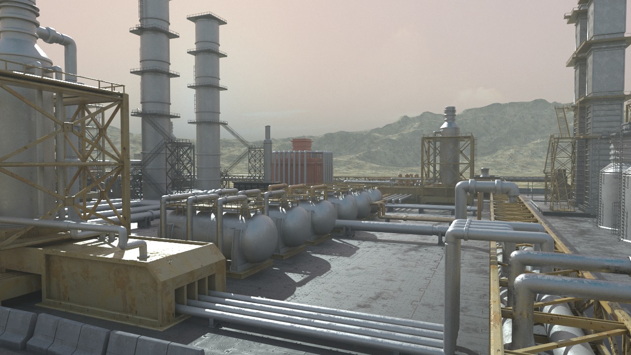 Four Factory 3D Model Collection_20