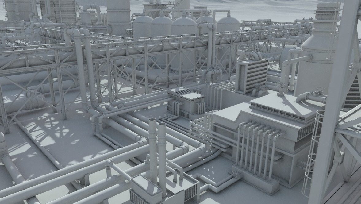 Four Factory 3D Model Collection_27
