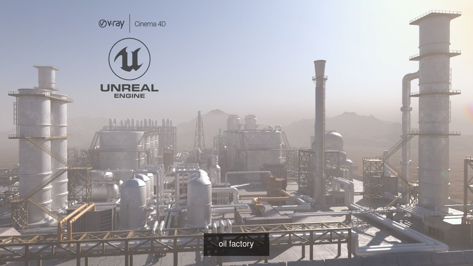 Four Factory 3D Model Collection_6