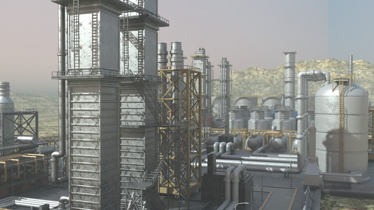 Four Factory 3D Model Collection_19