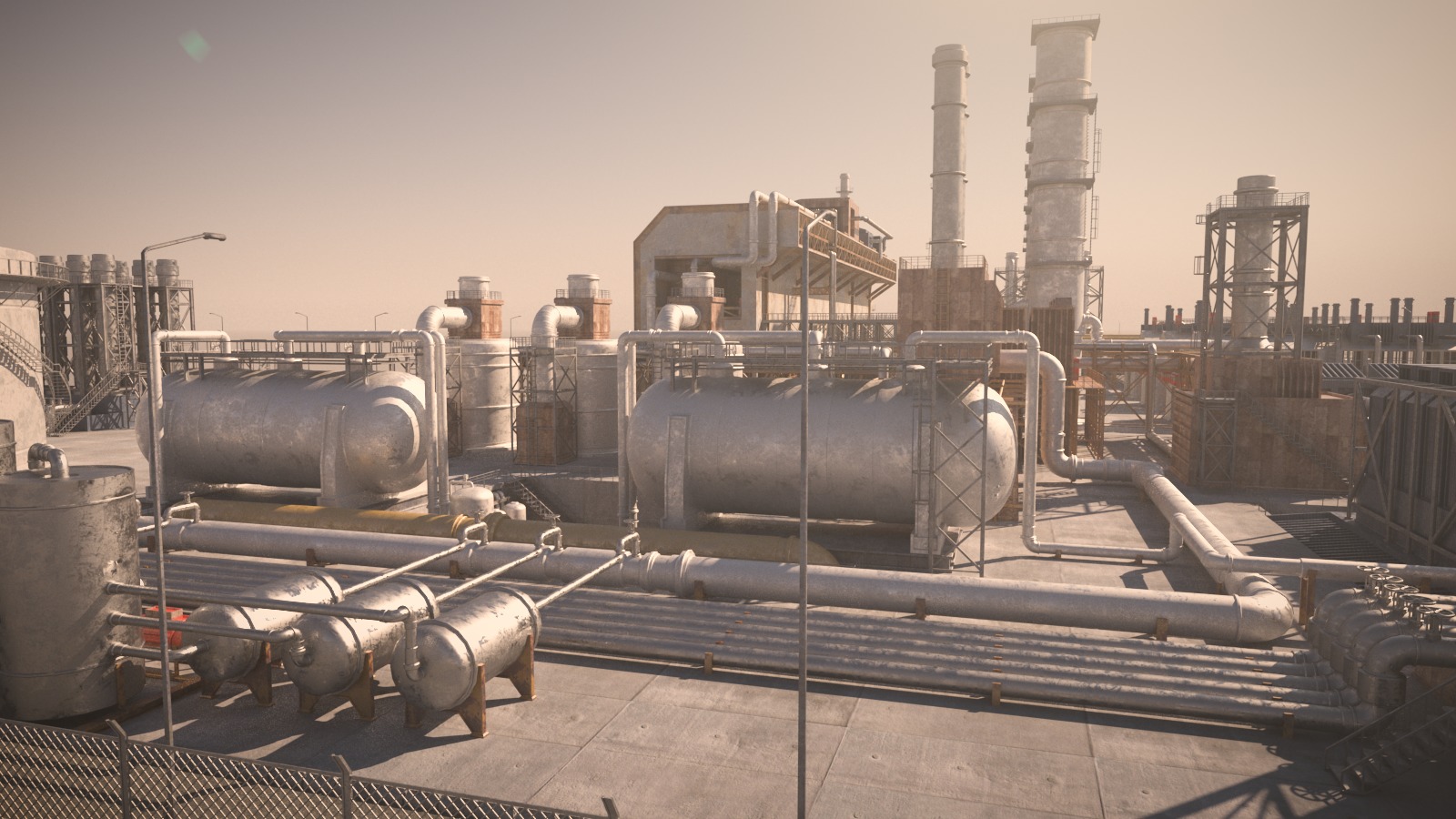 Four Factory 3D Model Collection_12